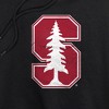 Stanford University Distressed Primary Logo Cropped Hoodie Pullover Sweatshirt - 2 of 4