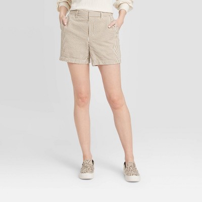 target striped shorts