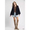 I am a Fashion Junky Umgee Cable Knit Pearl Button Cardigan - 4 of 4