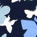 navy layered butterfly
