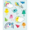 Carson Dellosa Education Happy Place Shape Stickers, 72 Per Pack, 12 Packs - 2 of 3