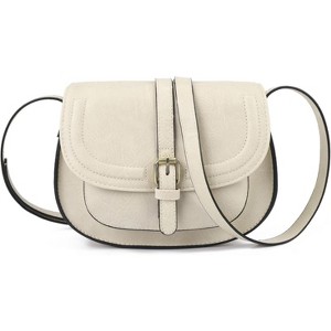 Crossbody Bags for Women,Small Saddle Purse and Boho Cross Body Handbags,Vegan Leather - 1 of 4
