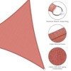 Yescom 11 Ft 97% UV Block HDPE Triangle Sun Shade Sail Canopy Outdoor Patio Pool Yard Red - 4 of 4