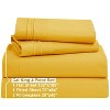 Clara Clark Bed Sheets, Premier 1800 Series 4 Piece Bed Sheet Set, Deep Pocket Luxury Soft Bedding Sheets & Pillowcases - 2 of 4
