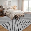 Modern Area Rugs Geometric Accent Carpet with Non-Slip Backing - 2 of 4