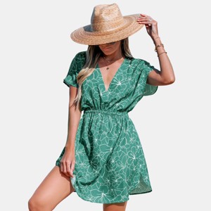 Women's Tropical Dream Cover-Up Dress -Cupshe - 1 of 4