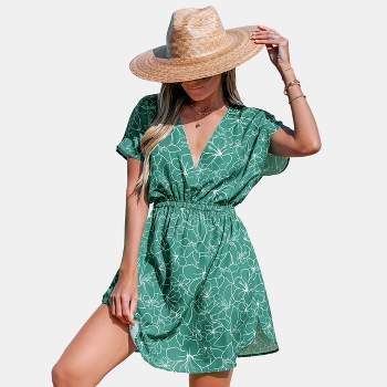 Women's Tropical Dream Cover-Up Dress - Cupshe