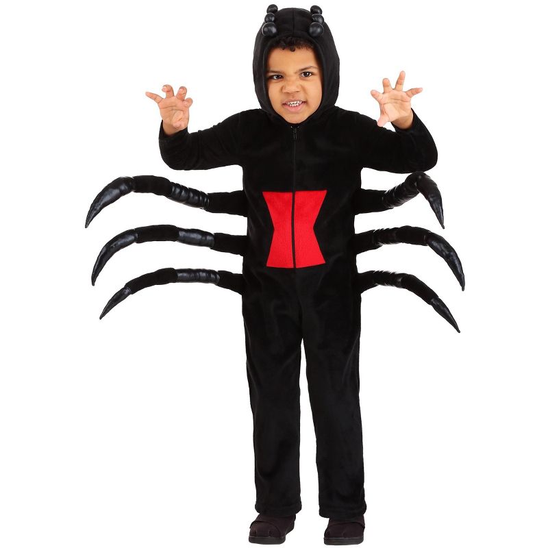 HalloweenCostumes.com Cozy Spider Costume For Toddlers, 1 of 4