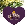 University at Albany Primary Logo Heart Love Wood Christmas Tree Holiday Ornament - 2 of 3