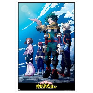 Trends International My Hero Academia: Season 7 - Group Key Art Framed Wall Poster Prints - 1 of 4