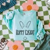 Simply Sage Market Women's Lightweight Garment Dyed Graphic Sweatshirt Happy Easter - 2 of 4