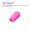 Unique Bargains ABS Plastic Strong Impact Resistance Good Surface Gloss Guitar Toggle Switch Knob Cap 5 Pcs - 4 of 4