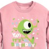 Boys' - Disney - Mike Yay It's My Birthday Graphic Long Sleeve Fleece Sweatshirt - 2 of 4