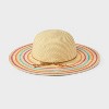 Girls' Paper Straw with Fruit Beads Floppy Sun Hat - Cat & Jack™️ - image 2 of 3