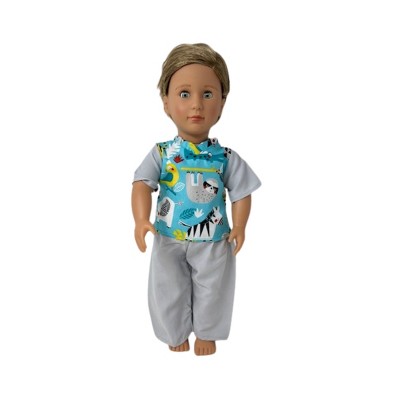 Doll Clothes Superstore Safari Scrubs For Boy And Girl 18 Inch Dolls