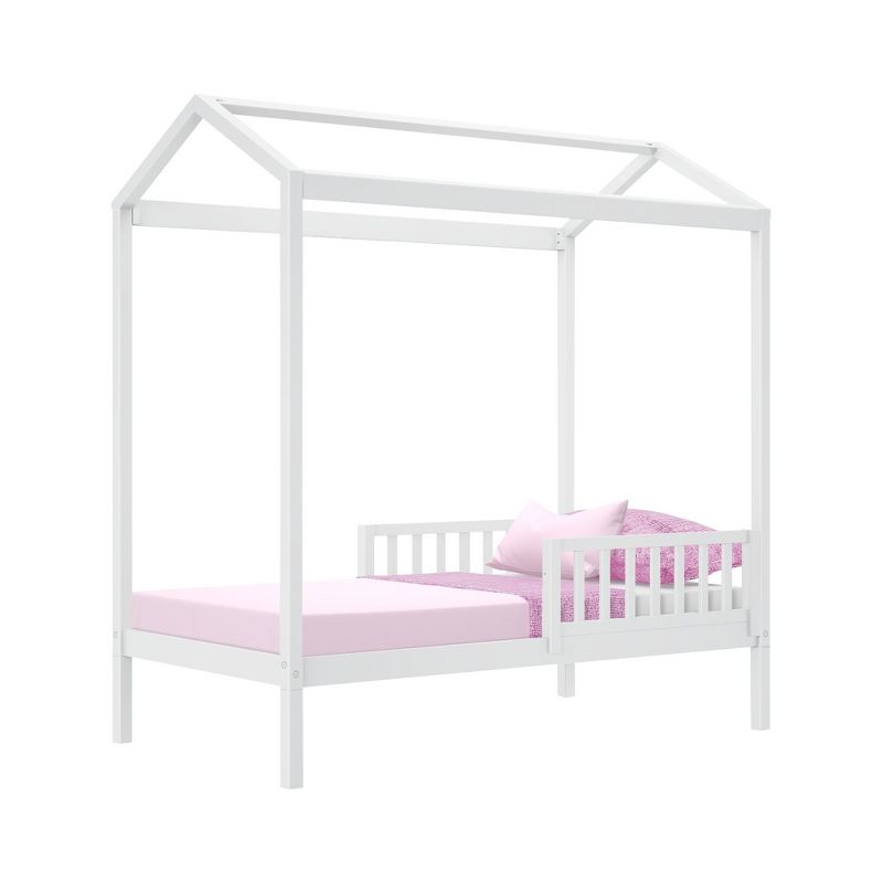 Max & Lily Twin House Bed with Guard Rail, 1 of 7