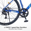 VASIP 700C Road Bike ,7 Speed Road Bike, for Men Women ,Aluminum Alloy Frame - 3 of 4