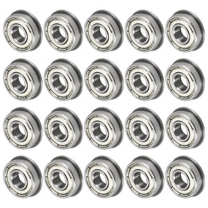 Unique Bargains Chrome Steel Multipurpose Use Flanged Ball Bearing 20 1/4" x 5/8" x 1/5" - 1 of 4