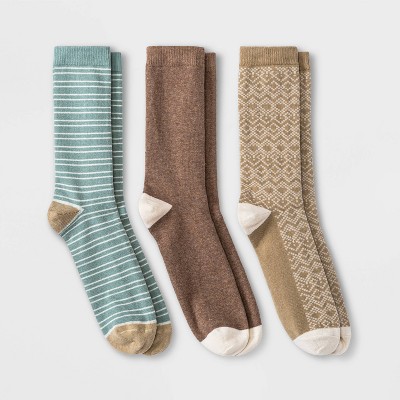 Men's 3pk Fairisle Crew Socks - Goodfellow & Co™ 10-13