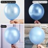 PartyWoo Balloons Light Blue Pearl Baby Pastel Aqua 12 Inch 50 pcs - 2 of 4