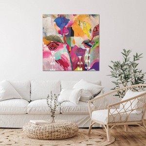 iCanvas Leave Dem Alone Floral by Nikki Chu Canvas Print Wall Art - 1 of 3