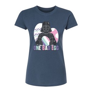 Women's - Star Wars - One Bad Egg Vader Fitted Graphic T-Shirt - 1 of 3