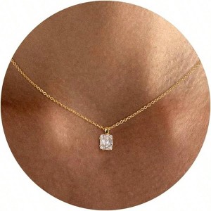 Dainty Choker Necklace for Women, Simple Aesthetic Gift Exquisite, Sophisticated, Minimalist, Suitable for Daily Wear - 1 of 4
