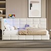 Daybed with Storage Drawers,Charging Station,LED Headboard,Twin Size Upholstered Frame for Teens or Guests-Maison Boucle - 2 of 4