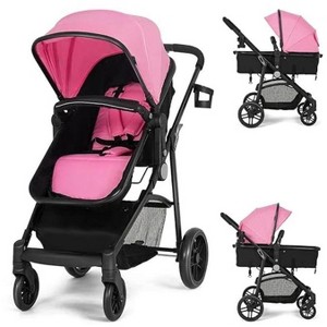 Baby Stroller, High Landscape Convertible Infant Bassinet Stroller - 1 of 1