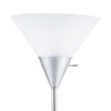 71.3" Torchiere Floor Lamp with Reading Light, Frosted Shade, Modern Design - 2 of 4