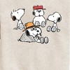 Boys' - Peanuts - Snoopy Siblings Graphic Long Sleeve Fleece Sweatshirt - 2 of 4