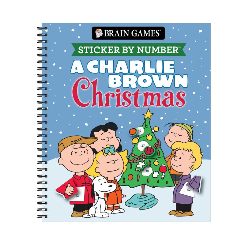 Brain Games - Sticker by Number: A Charlie Brown Christmas - by  Publications International Ltd & Brain Games & New Seasons (Spiral Bound), 1 of 2