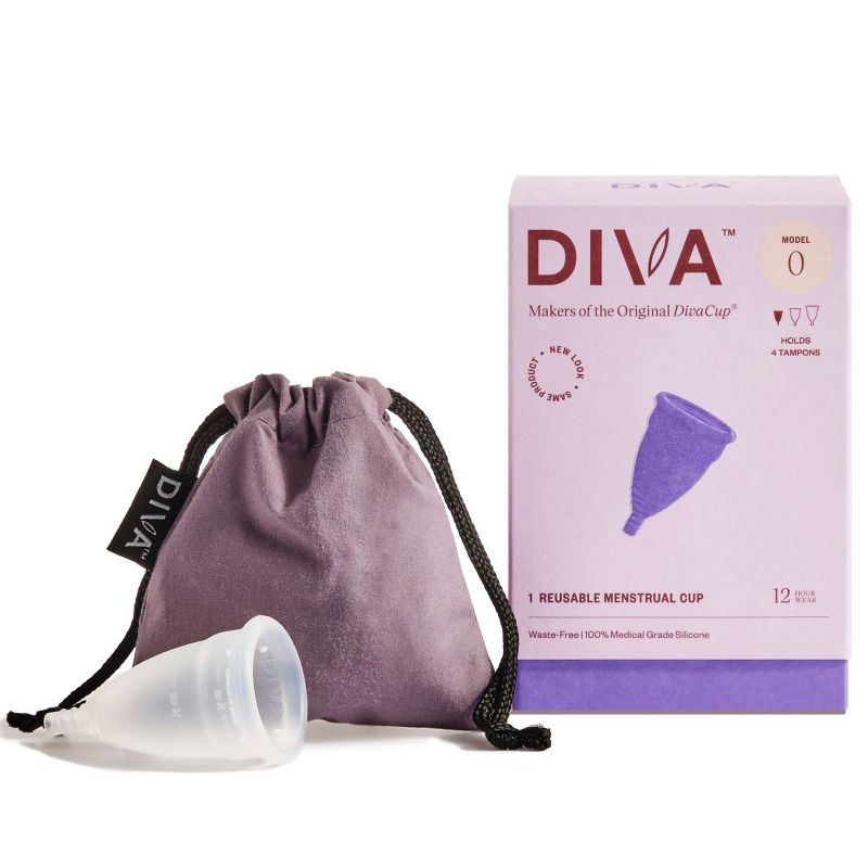 DivaCup Model 0 Reusable Menstrual Cup, 5 of 11