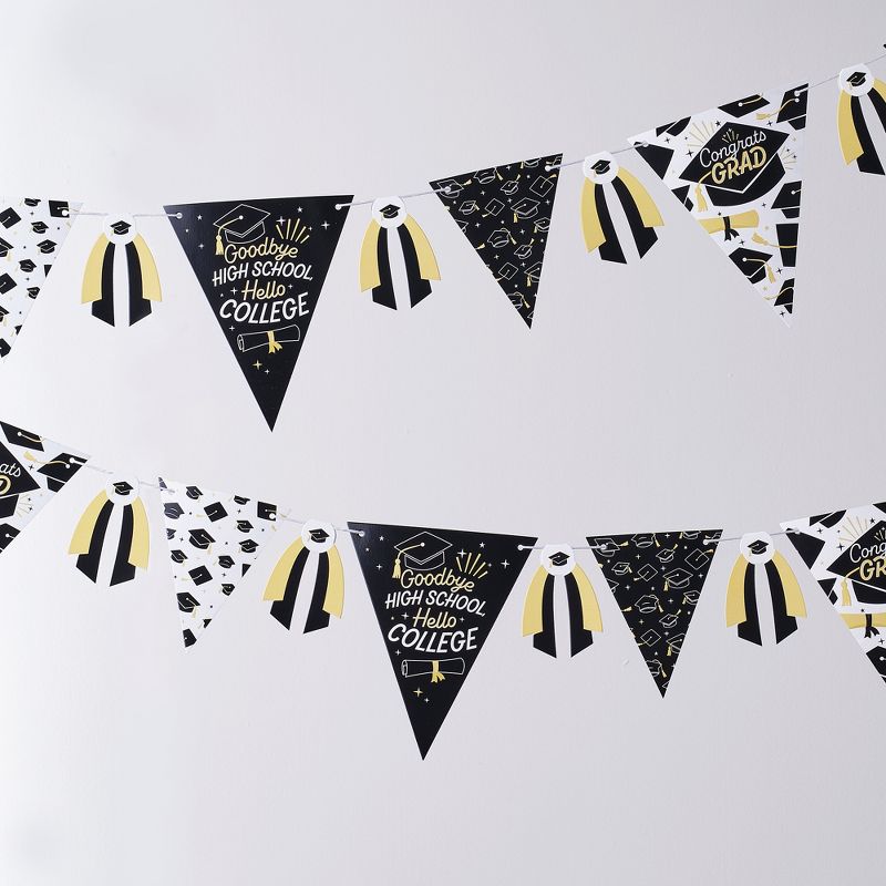 Big Dot of Happiness Fire Up the Grill - DIY Summer BBQ Picnic Party Pennant Garland Decoration - Triangle Banner - 30 Pieces, 3 of 10