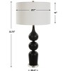 Uttermost 30260 Caviar Black Table Lamp - 3 of 4