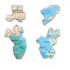 Larsen Canada Map 48 Piece Children's Educational Jigsaw Puzzle - 2 of 2