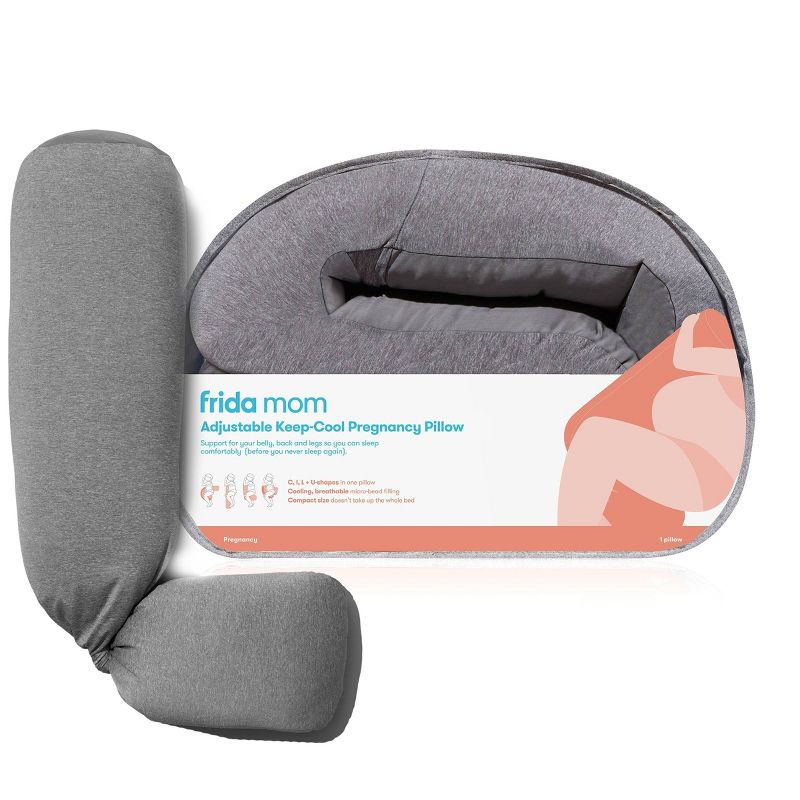 Frida Mom Adjustable Keep-Cool Pregnancy Body Pillow, 1 of 8