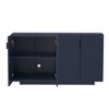NicBex Sideboard Buffet Cabinet Ample Storage Space Sideboard with Adjustable Shelves Modern Style Sideboard with 4 Doors for Dining Room - 2 of 4