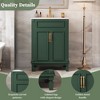 Mshliw 24 Inch Bathroom Vanity with Sink Combo, Freestanding Storage Cabinet with 2 Soft-Close Doors and Adjustable Shelf, Solid Wood Frame - 3 of 4