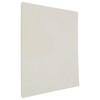 JAM Paper Strathmore 24lb Paper - 8.5 x 11 - Natural White Laid - 100 Sheets: Resume, Off White, Uncoated Stationery - 2 of 3
