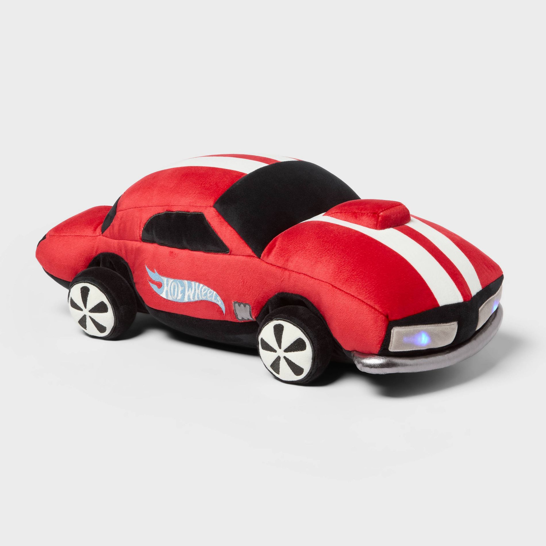 Hot Wheels Classic Light up Car Kids' Novelty Cuddle Plush Pillow Red - Hot Wheels by Pillowfort™