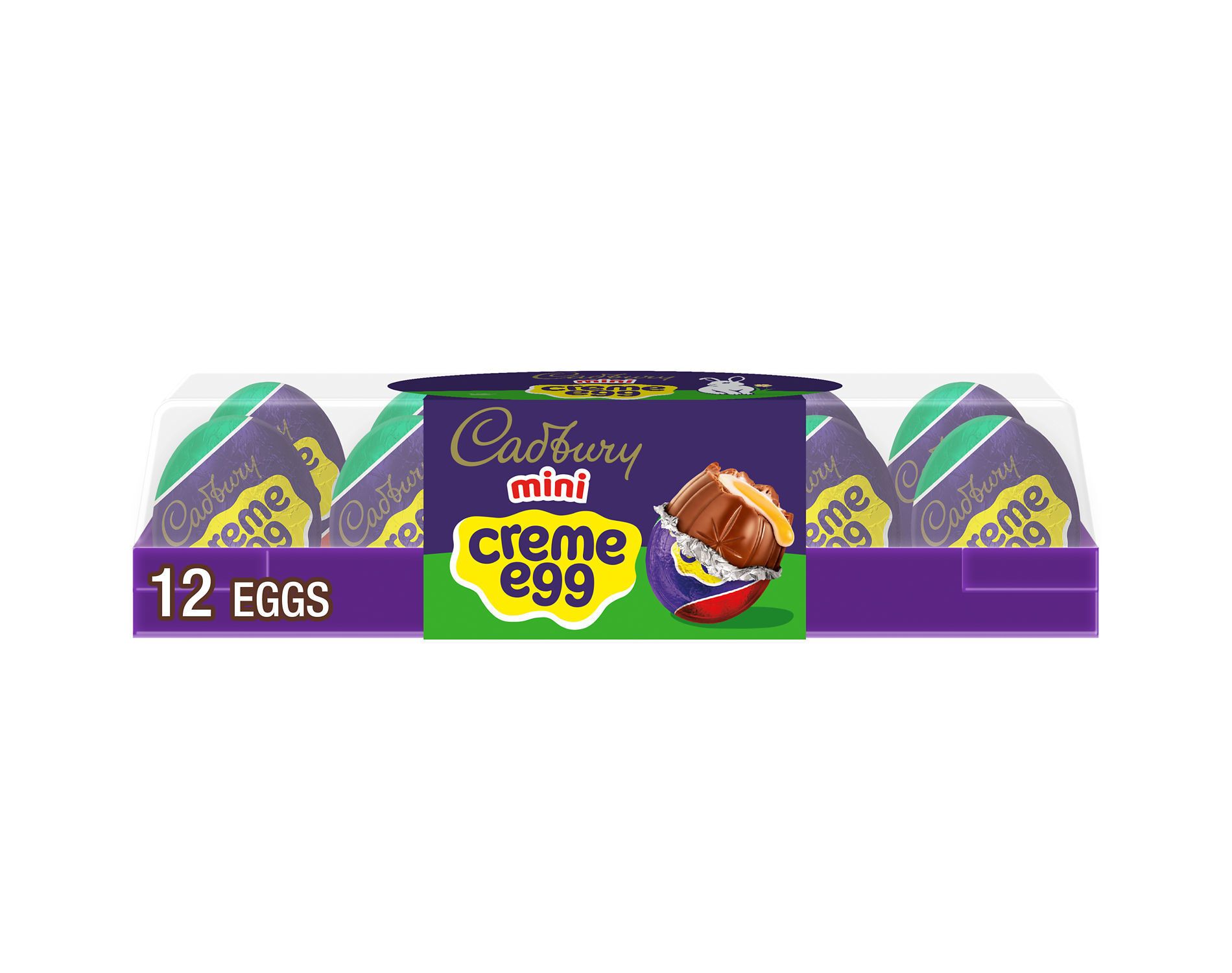 Cadbury Mini Crème Egg Milk Chocolate Easter Candy Tray - 12ct/3.8oz