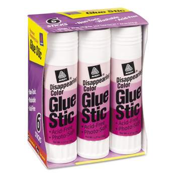 Clear Application Permanent Glue Stics, .26oz, Stick, 18/Pack