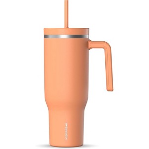 Hydrapeak Voyager 40 Oz Stainless Steel Tumbler , Insulated Water Bottle With Straw, Cupholder Friendly Reusable Travel Mug - 1 of 4