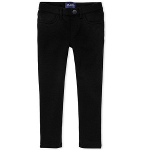The Children's Place Girls Uniform Ponte Knit Pull On Jeggings Black 8 - 1 of 2