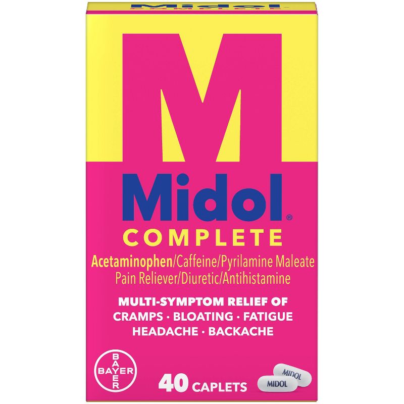 Midol Menstrual Symptom Relief Tablets - Acetaminophen - 40ct, 1 of 10