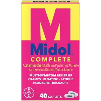 Midol Menstrual Symptom Relief Tablets - Acetaminophen - 40ct, image 1 of 9 slides