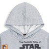 Star Wars The Mandalorian Darth Vader X-Wing Millennium Falcon Fleece Pullover Hoodie Toddler to Big Kid - 2 of 4