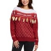 Tipsy Elves Women s Happy Holidays Tassel Ugly Christmas Sweater - Funny Ugly Christmas Sweater for Hol - 4 of 4