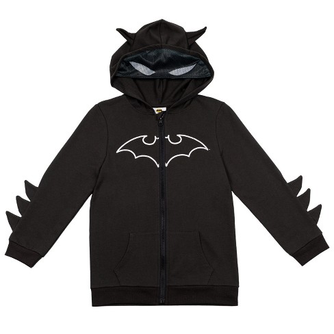 Dc Comics Justice League Batman Toddler Boys Fleece Zip Up Cosplay Hoodie  2t : Target